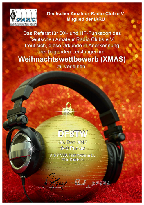 DARC XMAS Contset 2017