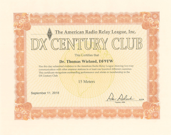 DXCC 15m