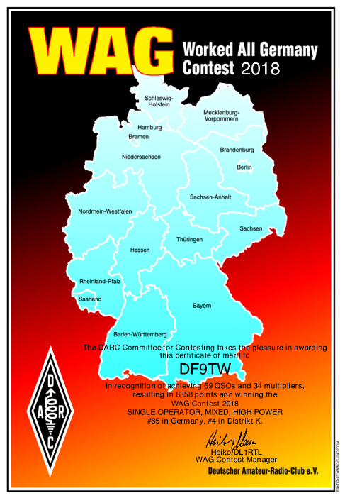 DARC WAG Contset 2018