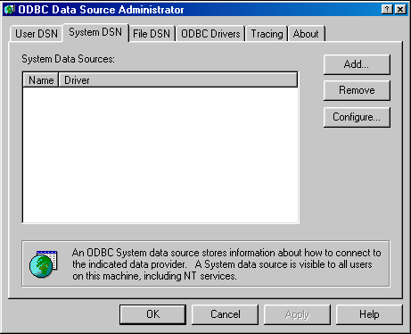ODBC Admin